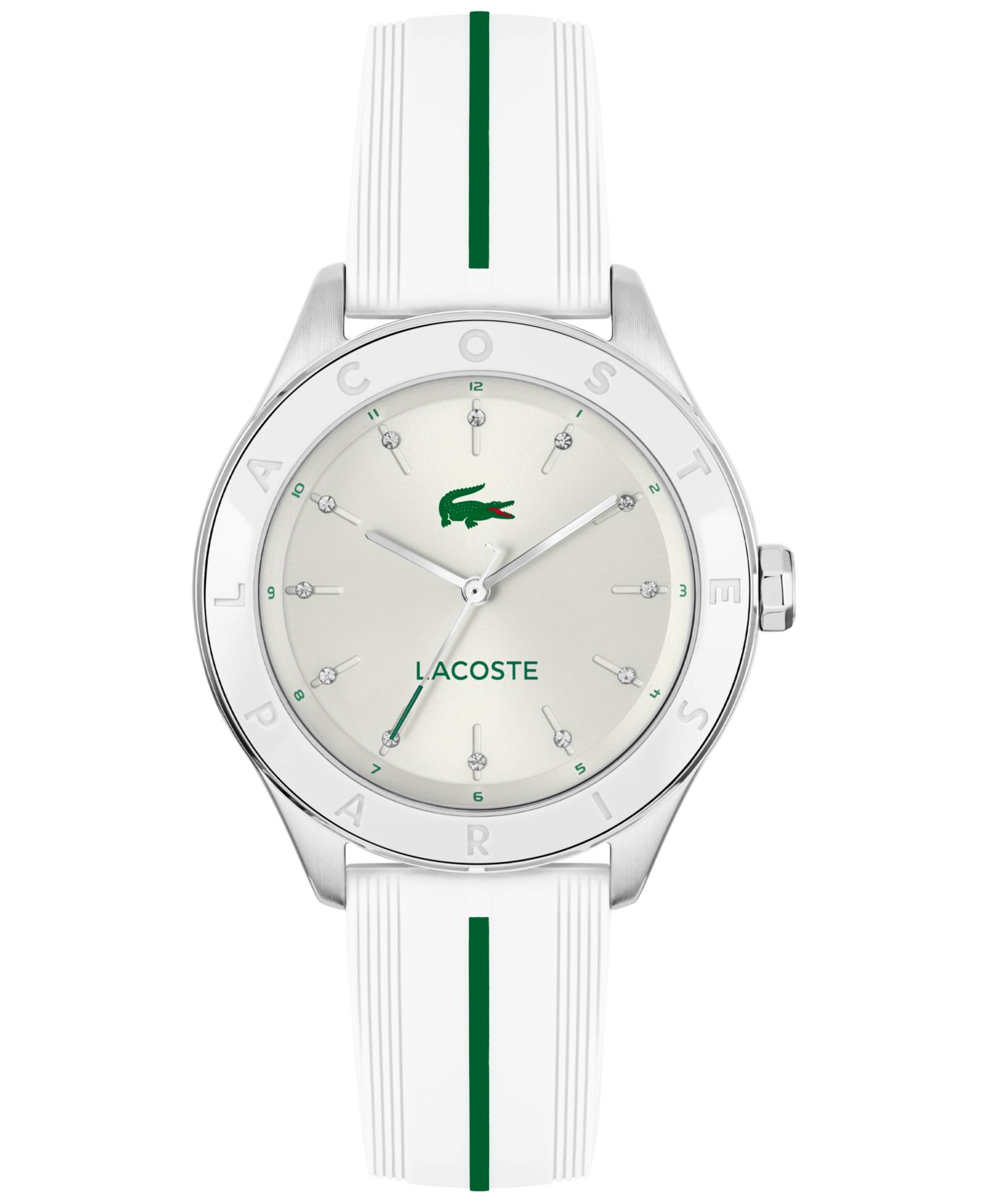 Женские часы Lacoste Billie White Silicone Strap Watch, 36mm — фото 1