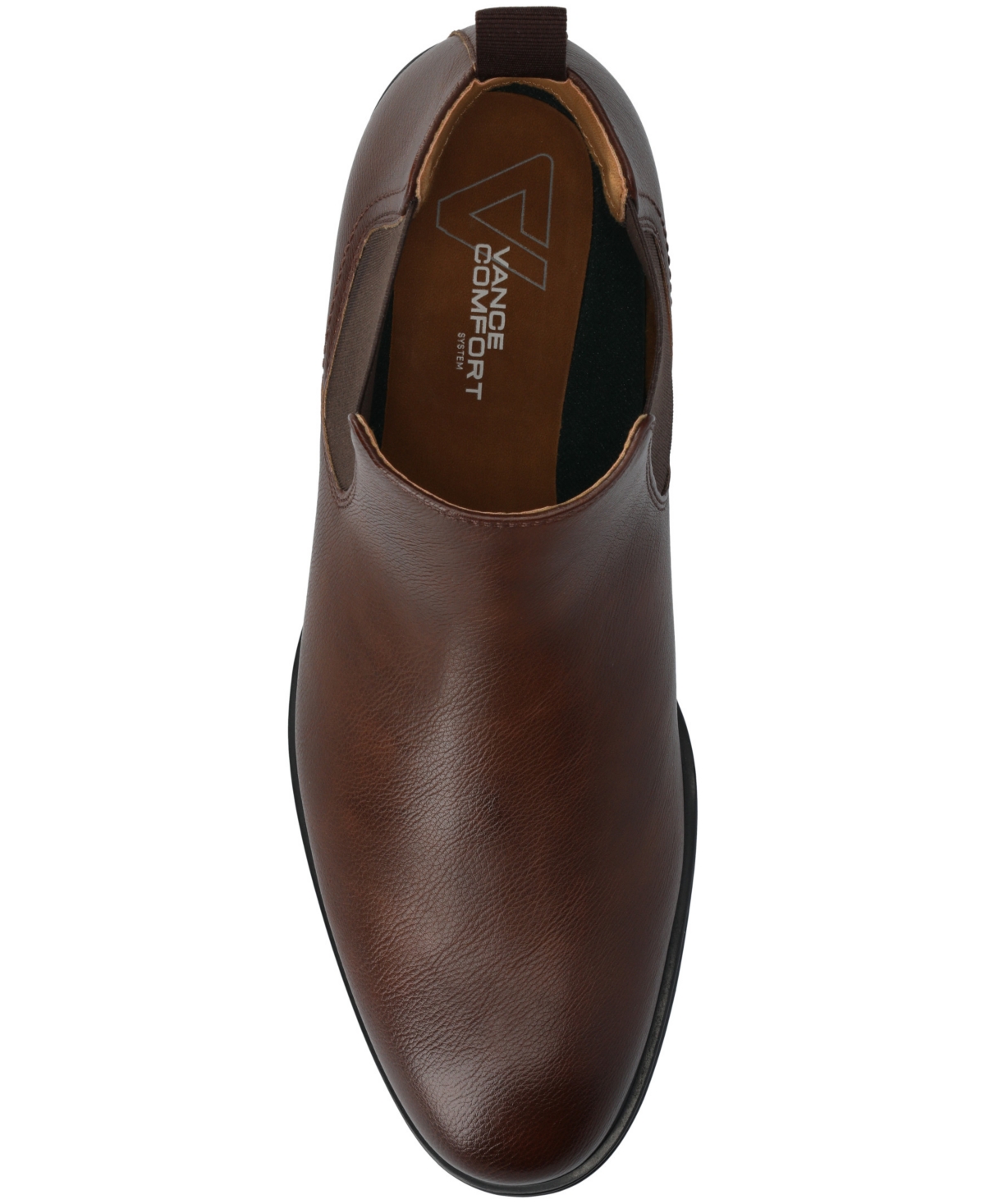 Vance Co. Vance Men's Josiah Medium And Wide Width Chelsea Boot In Brown