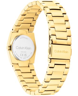 Women's CK Unite Gold Tone Stainless Steel Bracelet Watch 26mm