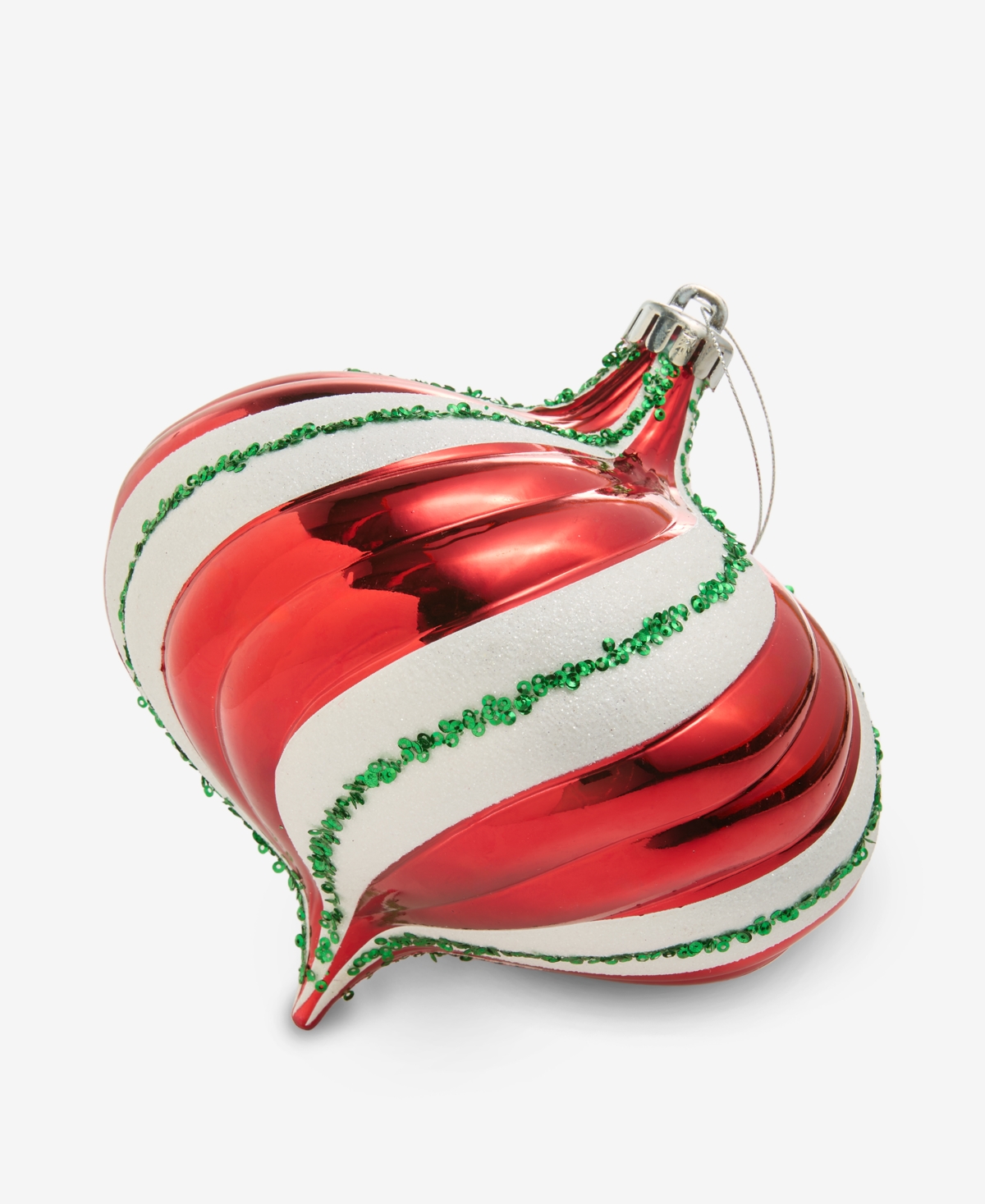 Holiday Lane Christmas Cheer Swirl Onion Ornament, Macy's Exclusive In Multi