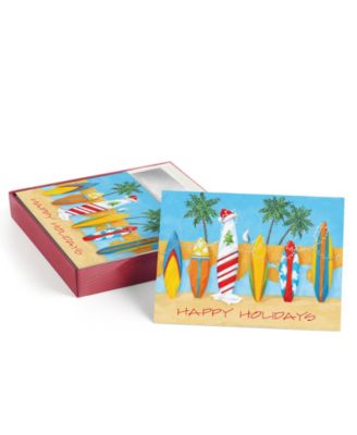 Surfboards Holiday Boxed Cards