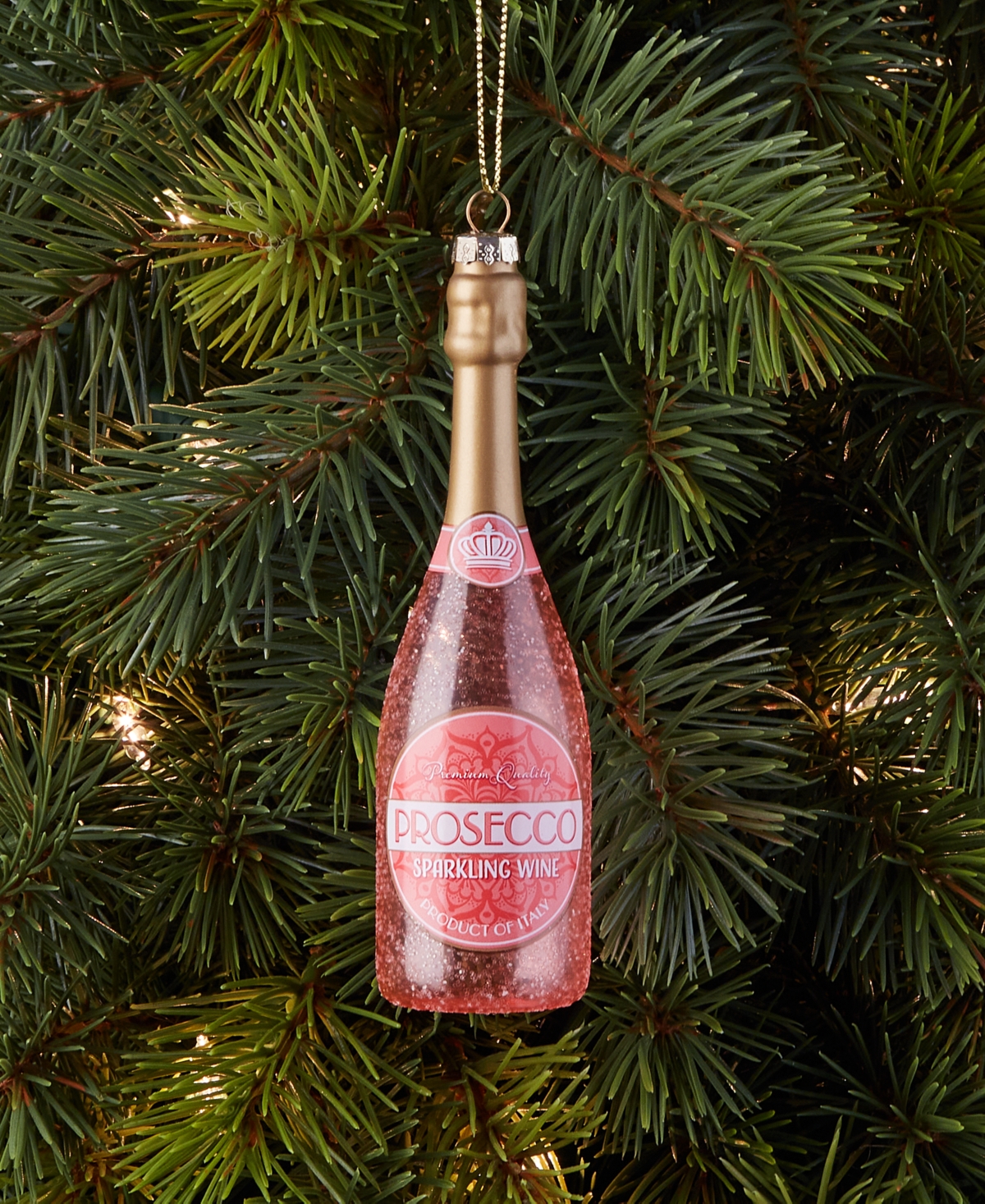 Holiday Lane Spirits Prosecco Bottle Ornament, Macy's Exclusive In Multi