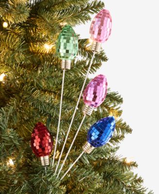 Merry Magic Colored Lights Pick Ornament, Macy's Exclusive