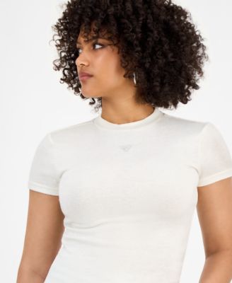 Women's Licia Short-Sleeve Mock-Neck Top