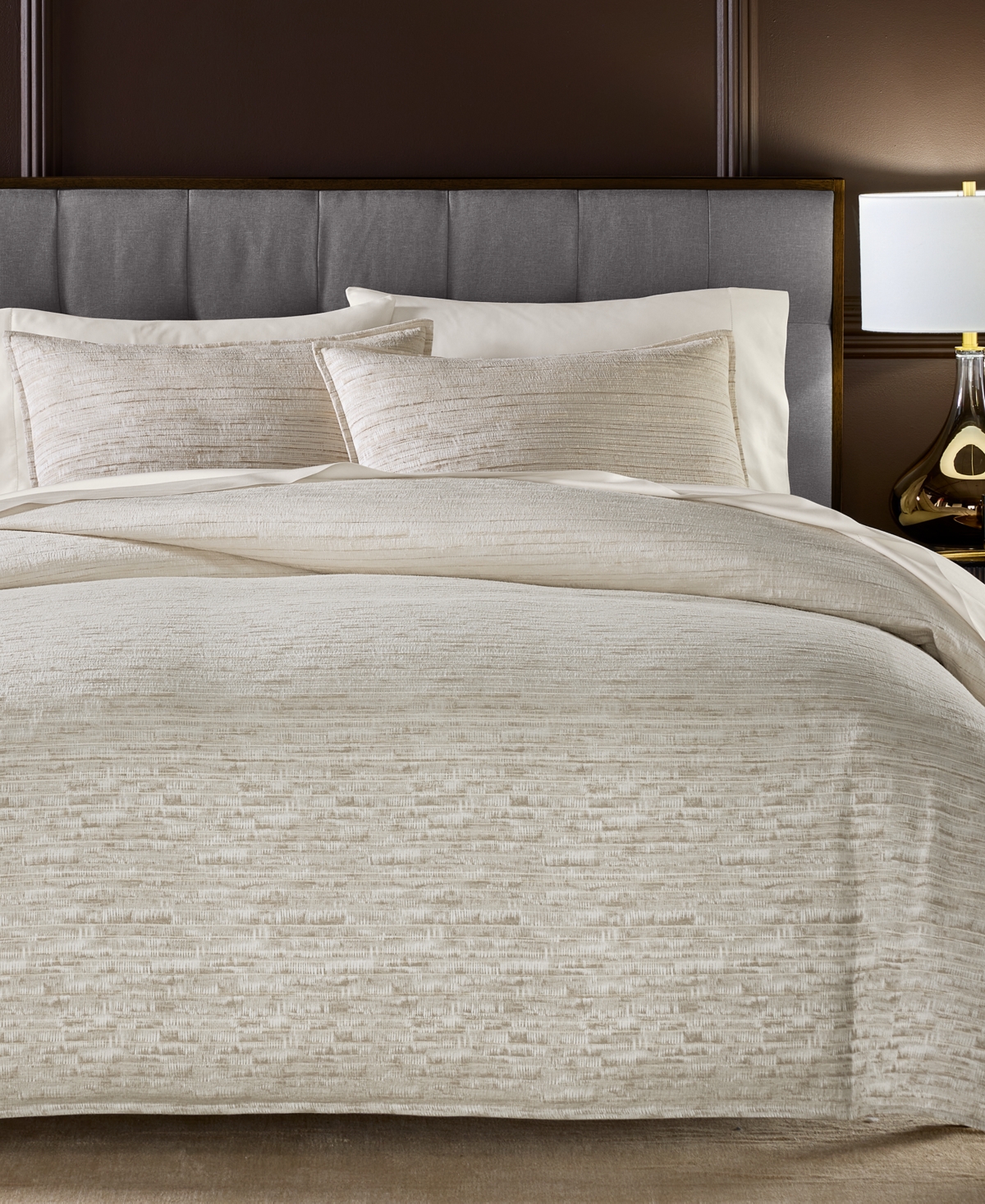 Hotel Collection Lithos Ombre Duvet Cover Set, King, Macy's Exclusive