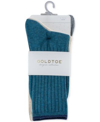 Women's 6-Pack Casual Ribbed Crew Socks