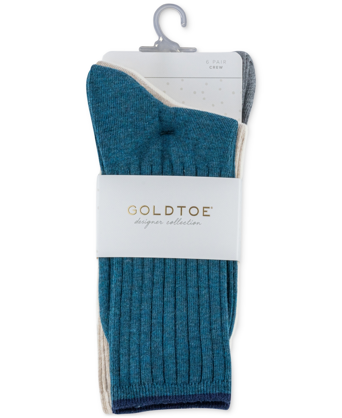 Gold Toe Women's 6-pk. Ribbed Crew Socks 4585f5 In Multi
