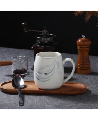 Marble Pattern Mugs, Set of 4