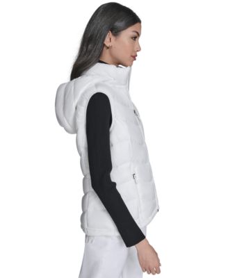 Women's Packable Hooded Puffer Vest, Created for Macy's
