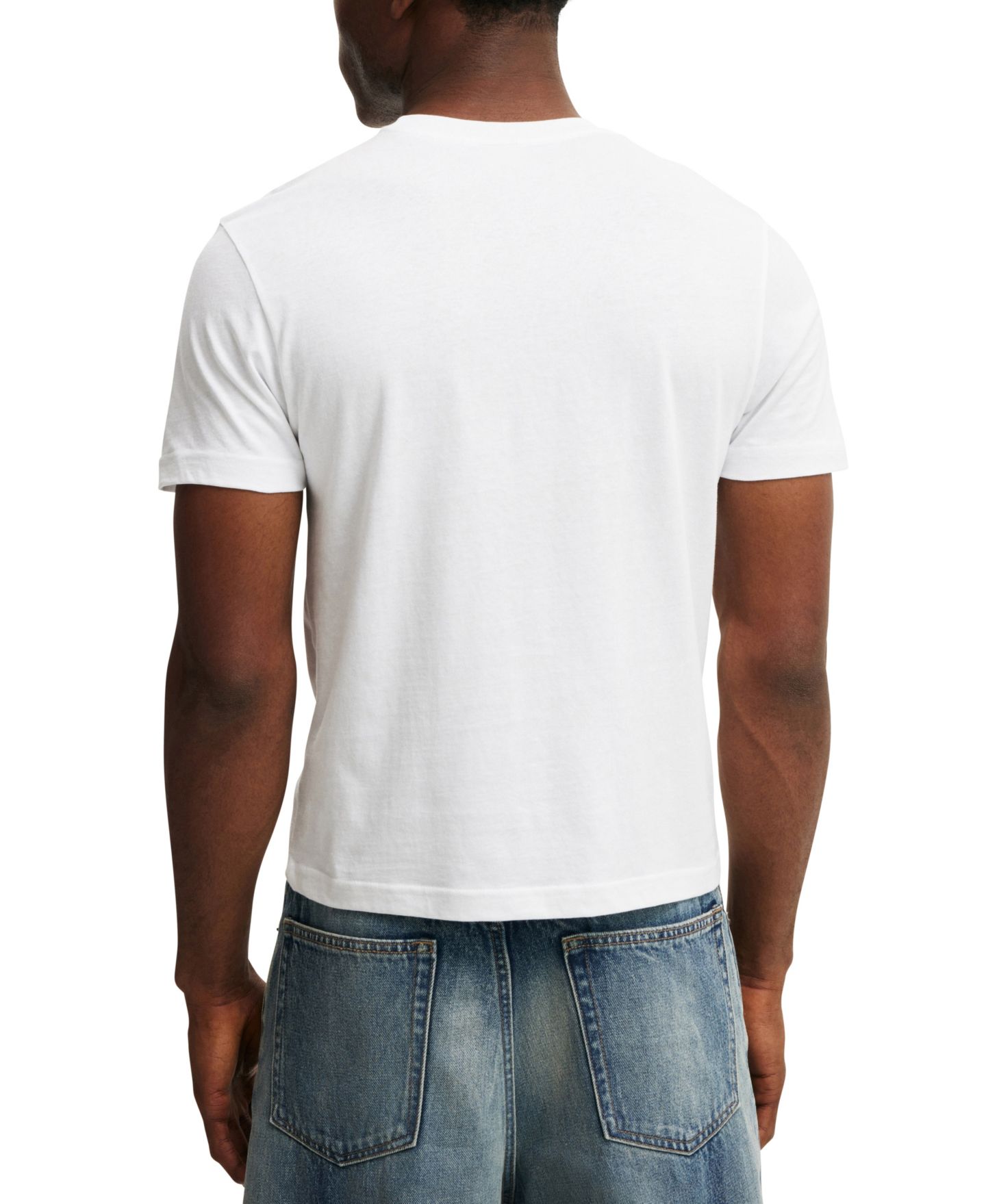 Мужская футболка Cotton On Classic Fit, цвет: Белый — фото 4