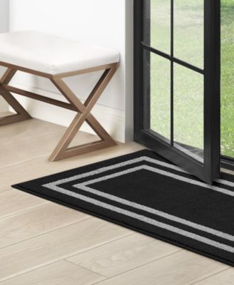 Double Line Border Tufted 2-Pc. Runner Rug Set