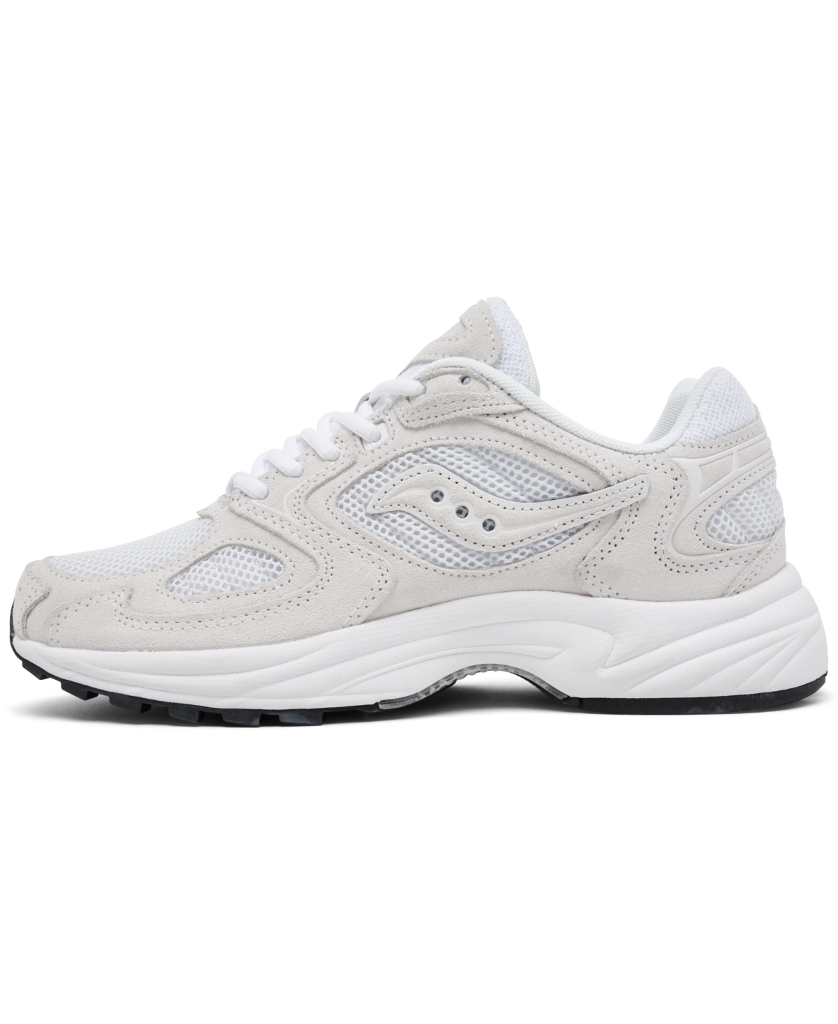 Saucony Women's Grid Jazz 9 Suede Casual Sneakers From Finish Line In White