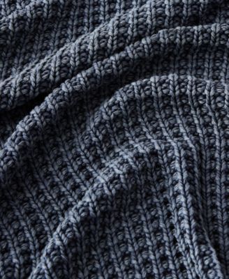 Luna Cotton Waffled Knit Throw, 50" x 70"