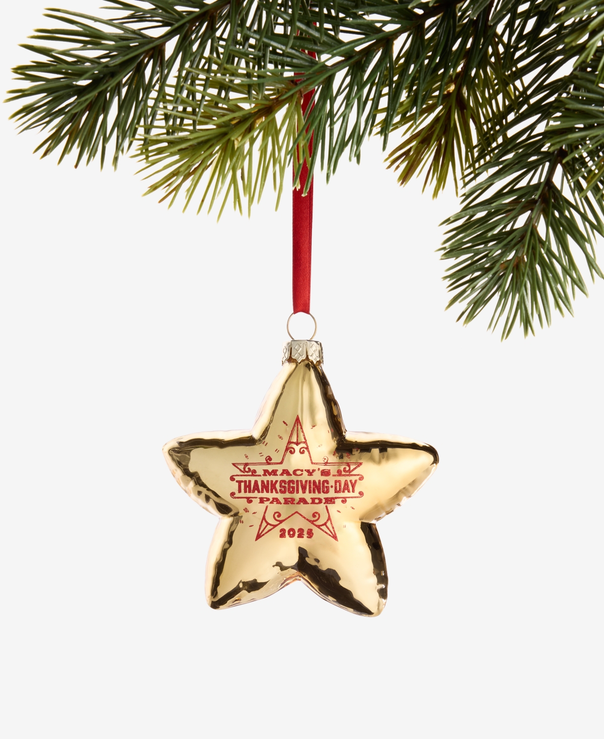 Macy's Thanksgiving Day Parade 2025 Glass Star Balloon Ornament,  Exclusive In Gold