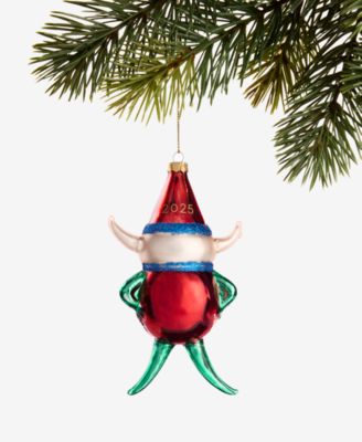 Thanksgiving Day Parade 2025 Glass Elf Ornament, Macy's Exclusive