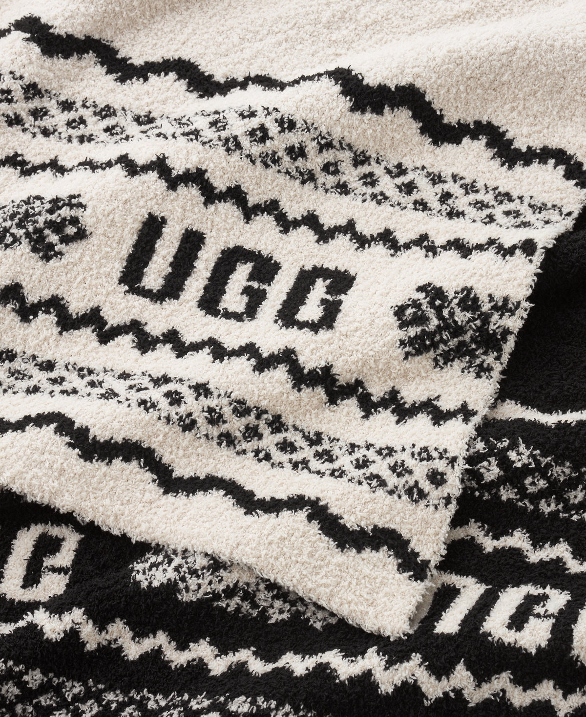 Ugg Northstar Isle Throw, 50" X 70" In White