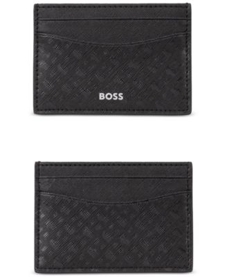 Hugo Boss - Men's Patterned Logo Card Case Wallet