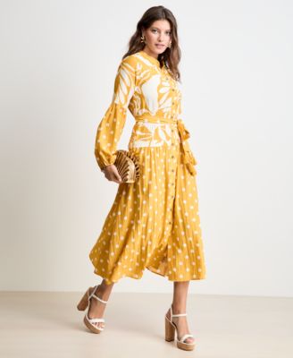 Women's Tie-Waist Dress, Macy's Exclusive - | Alix Friedberg Capsule Collection 