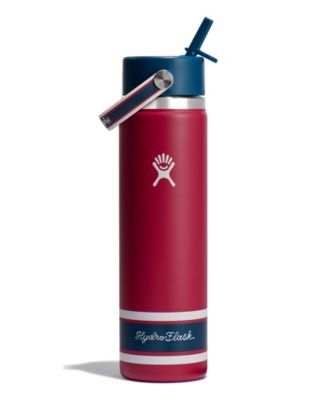 24 oz. Wide Mouth Bottle with Flex Straw Cap