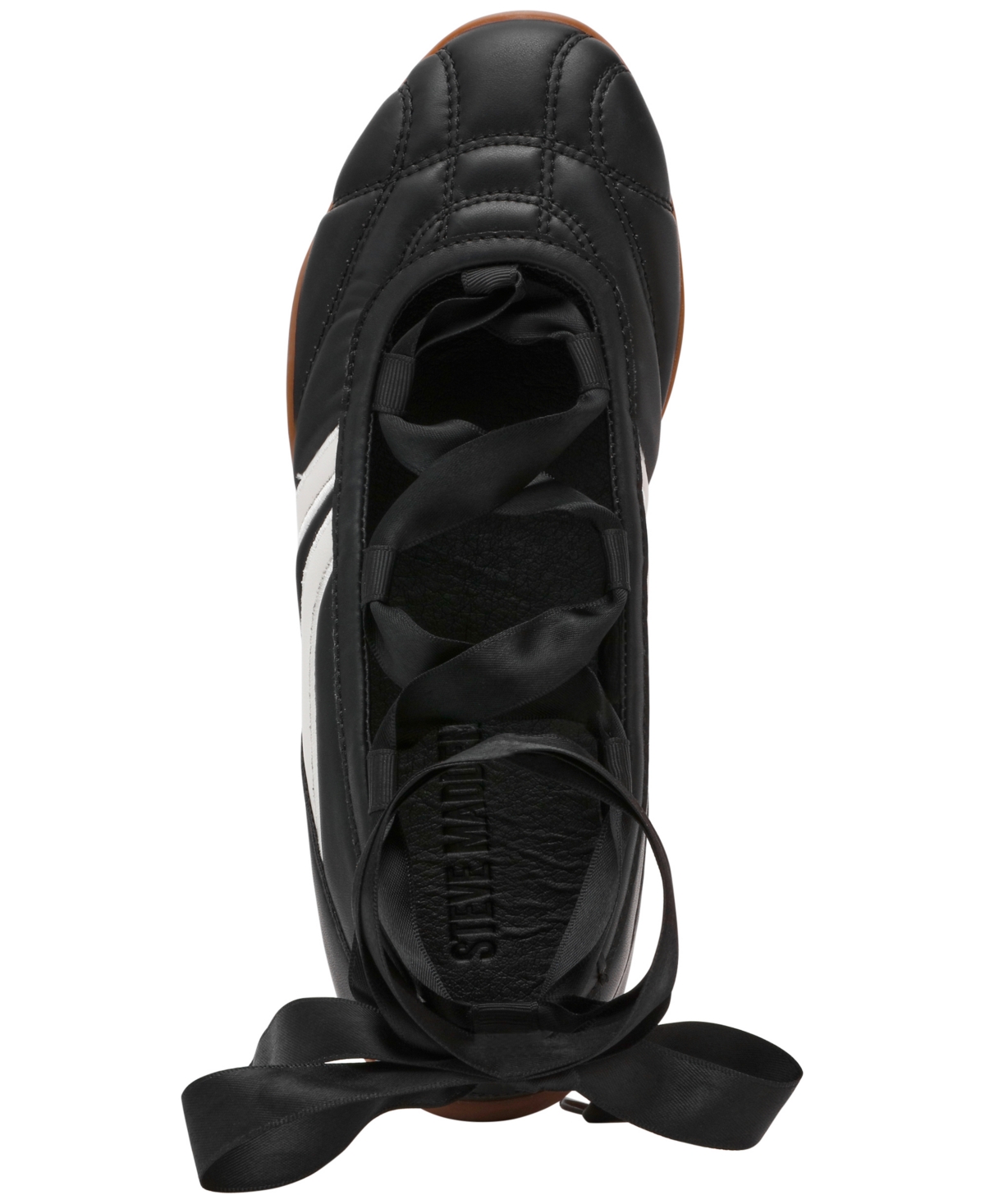 Steve Madden Women's Promise Lace-up Ballet Sneakers In Black