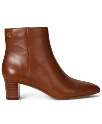 Women's Demi Burnished Leather Booties