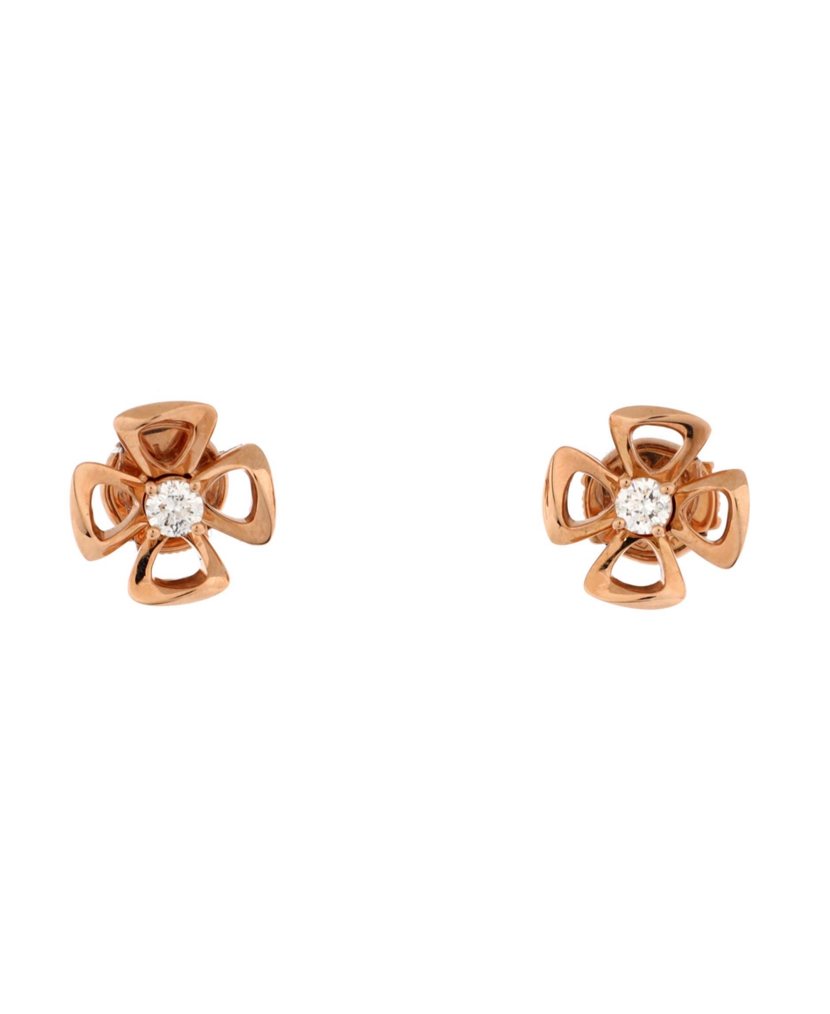 Fiorever Stud Earrings - 18k rose gold
