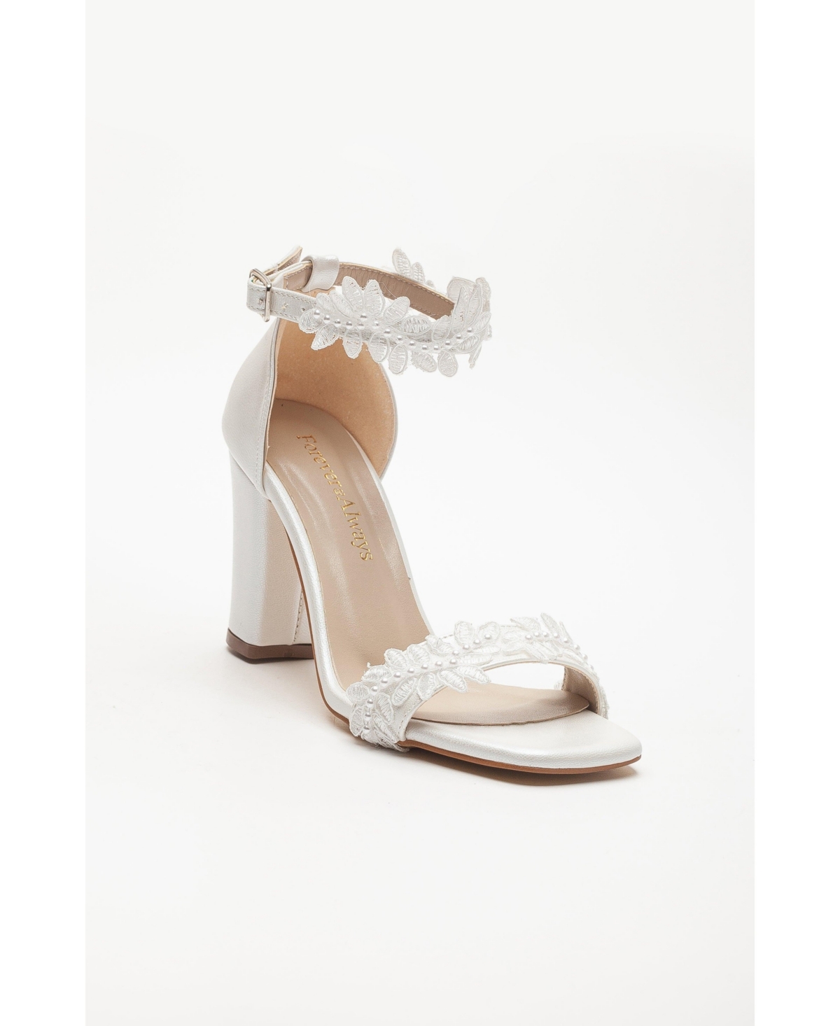 Marlene Lace Bridal Sandals (Women) - Ivory