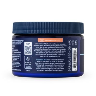 ConcenTrace Daily Mineral Powder Supports Energy & Digestion - 60 Servings