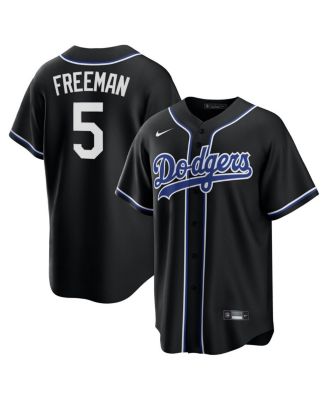 Nike - Big Boys and Girls Freddie Freeman Black Los Angeles Dodgers Lights Out Replica Player Jersey