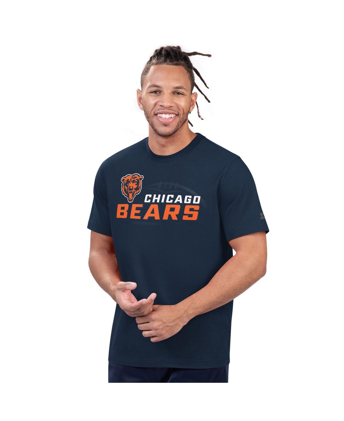 Men's Heather Navy Chicago Bears Prime Time T-Shirt - Heather Navy
