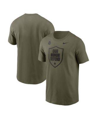 Nike - Men's Olive Ohio State Buckeyes Primetime Logo Performance T-Shirt