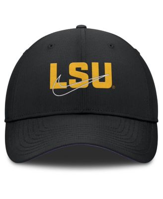 Men's Black LSU Tigers Club Prep Performance Adjustable Hat