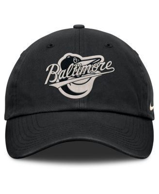 Men's Black Baltimore Orioles Statement Club Adjustable Hat