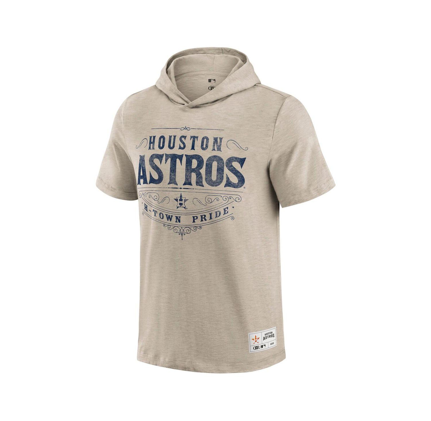 Darius Rucker Collection by Men's Tan Houston Astros Hooded T-Shirt