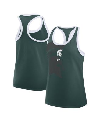 Nike - Women's&nbsp;Green Michigan State Spartans Primetime Racerback Tri-Blend Tank Top