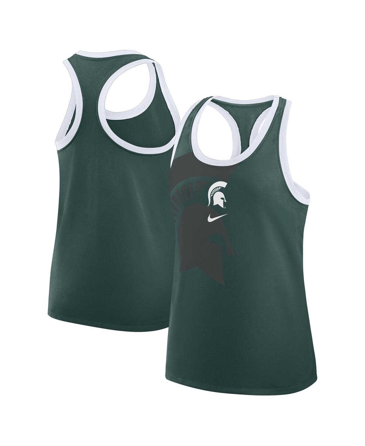 Women'sÂ Green Michigan State Spartans Primetime Racerback Tri-Blend Tank Top - Green