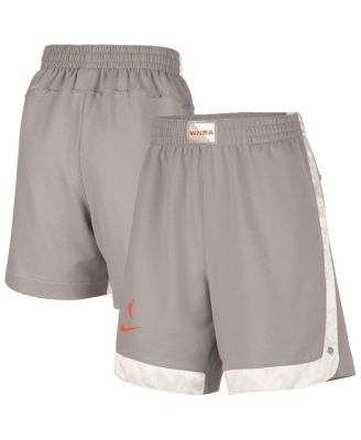 Women's&nbsp;Gray WNBA Gear WNBA Fly Basketball Tri-Blend Fleece Shorts