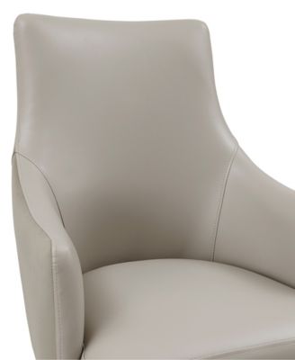 Connie Leatherette Upholstered Dining Armchair