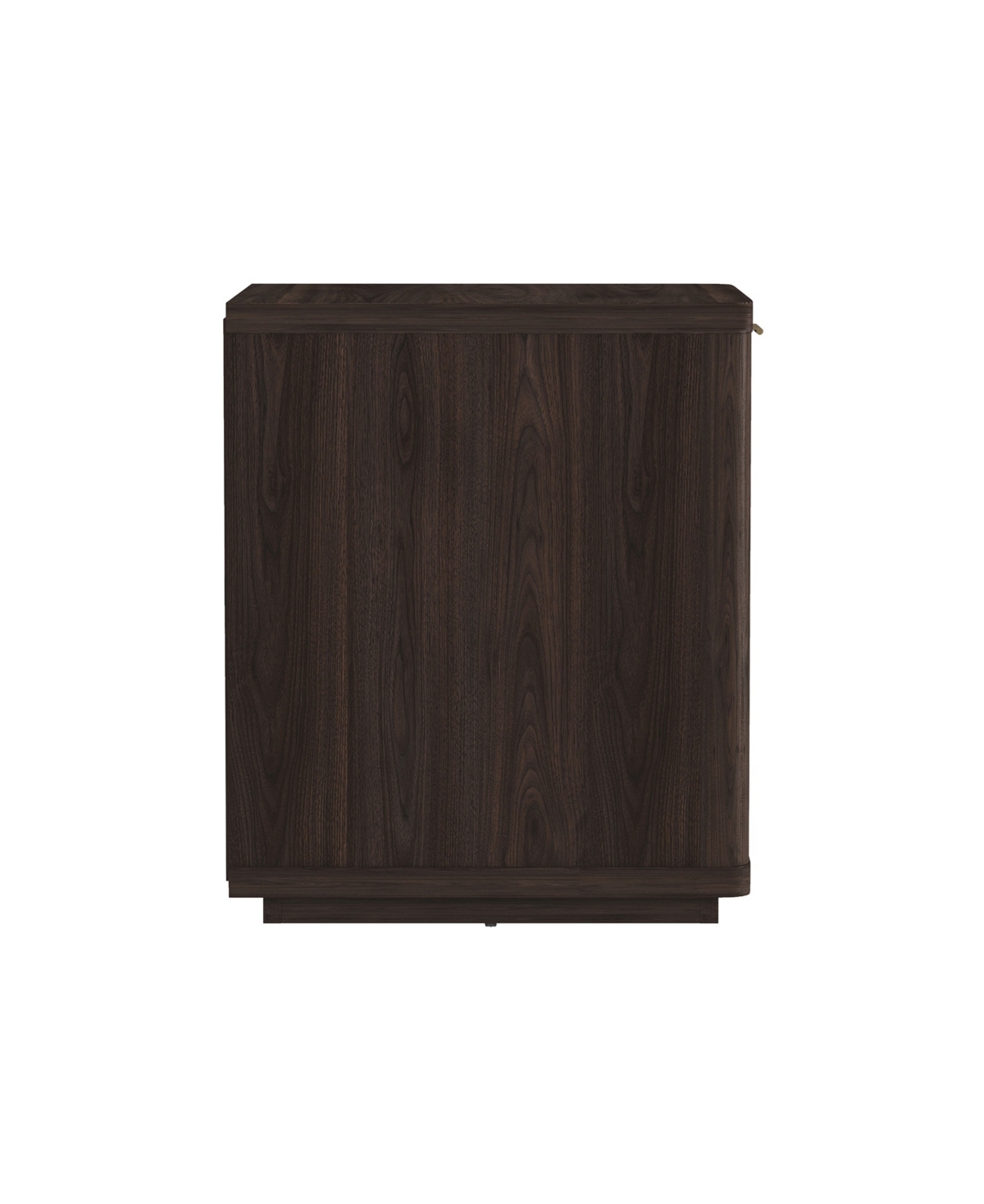 Manhattan Comfort 20" Evelyn Wood 1-drawer Nightstand In Brown