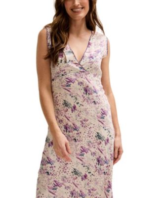 Women's Zola Bias Cut Wonderland Print Midi Dress