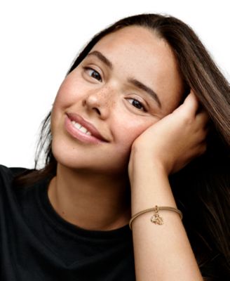 14k Gold Clover, Wishbone and Horseshoe Cubic Zirconia Dangle Charm