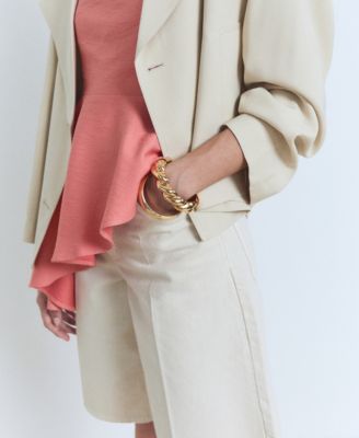 Women's Asymmetrical Strapless Top