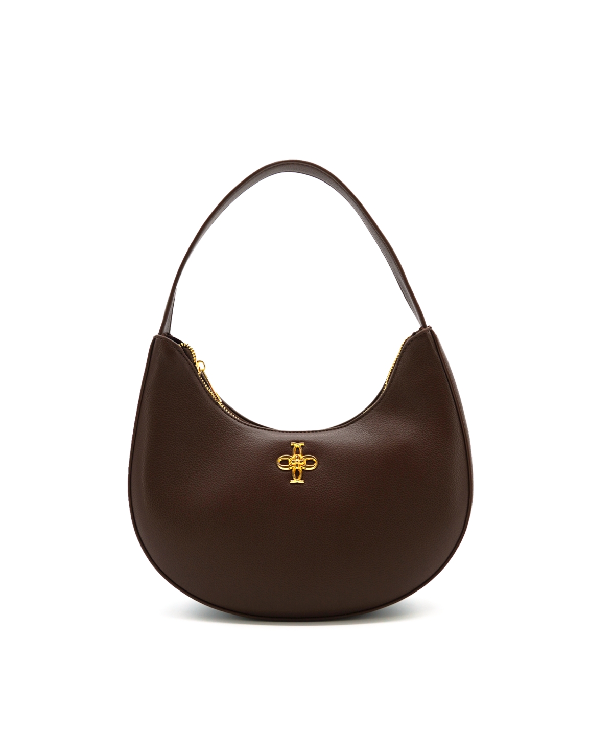 Noemie Half Moon Shoulder Bag - Wine