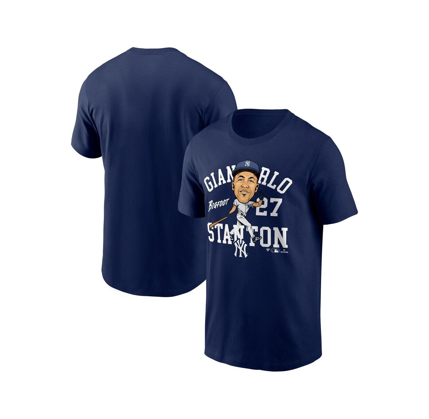 Men's Giancarlo Stanton Navy New York Yankees Hometown Caricature T-Shirt