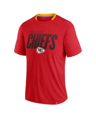 Men's Red Kansas City Chiefs Defender Fade Slant T-Shirt