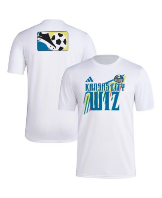 adidas - Men's White Sporting Kansas City 2024 Jersey Hook Pre-Match T-Shirt