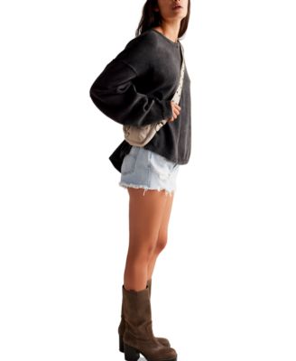 Women's Total Eclipse Ribbed Dolman-Sleeve T-Shirt