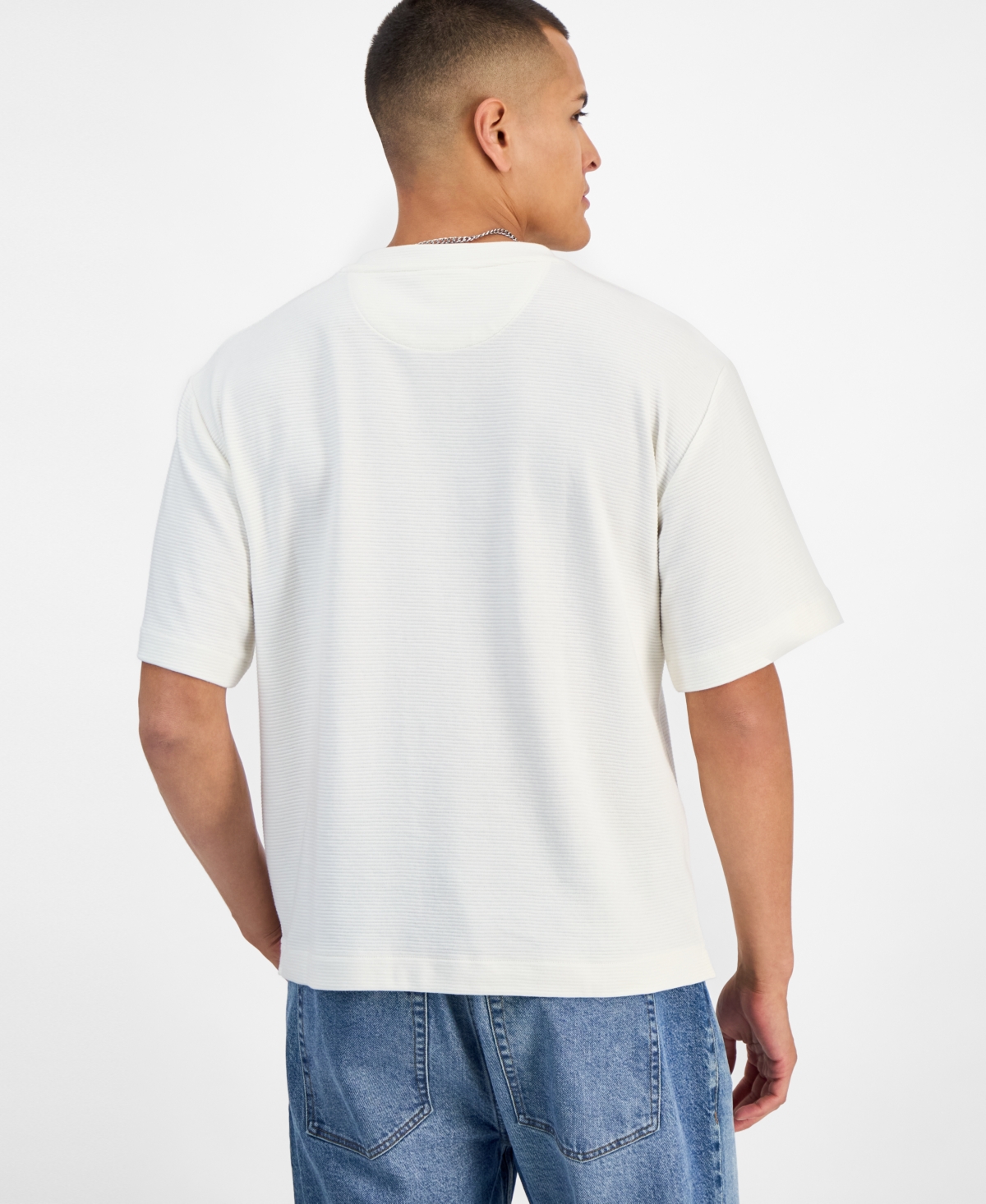 Mode Of One Men's Corey Ottoman Relaxed-fit T-shirt, Macy's Exclusive In White