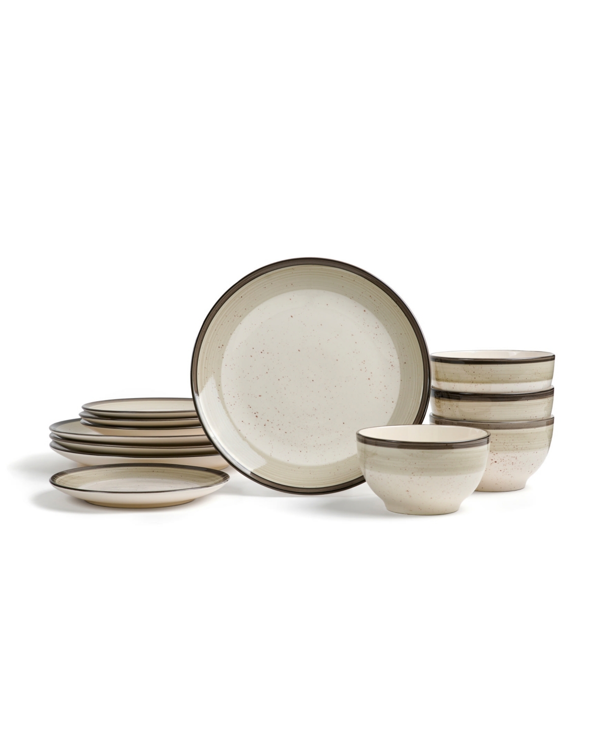 Harlow 12 Pc. Dinnerware Set, Service for 4 - Beige