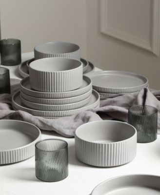 Haven 16 Pc. Dinnerware & Glassware Set, Service for 4